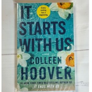 It starts with us By Colleen Hoover / Paperback / New / Sku0020